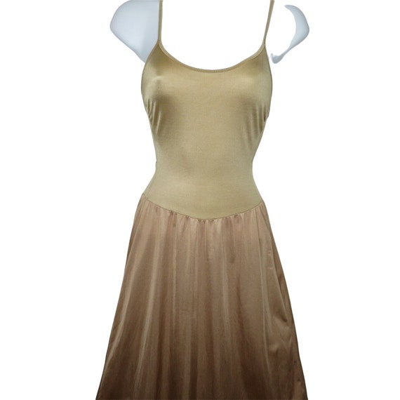 Vintage 60s Berlei Full Fitted Dress Slip Dress S… - image 3