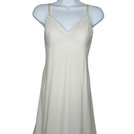 Vintage 70s Vanity Fair Full Dress Slip Dress XS … - image 3