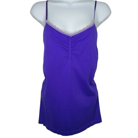 Vintage 90s Victoria's Secret Stretch Nylon Cami Tank Top L Vintage 90s Victoria's Secret Stretch Nylon Cami Tank Top L