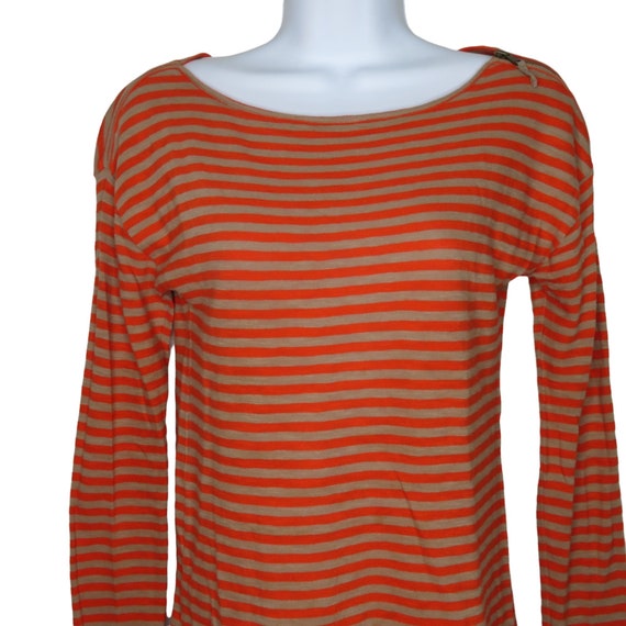 Vintage 90s Ann Taylor Marinere Striped Pullover … - image 1