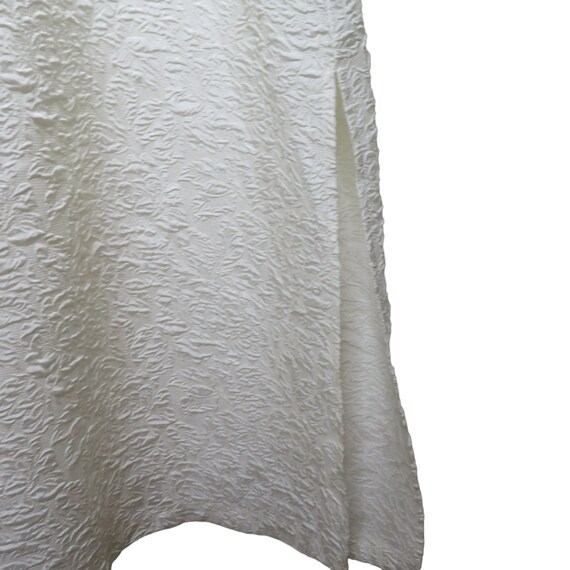 Vintage Oscar de la Renta Caftan Robe: White Text… - image 8