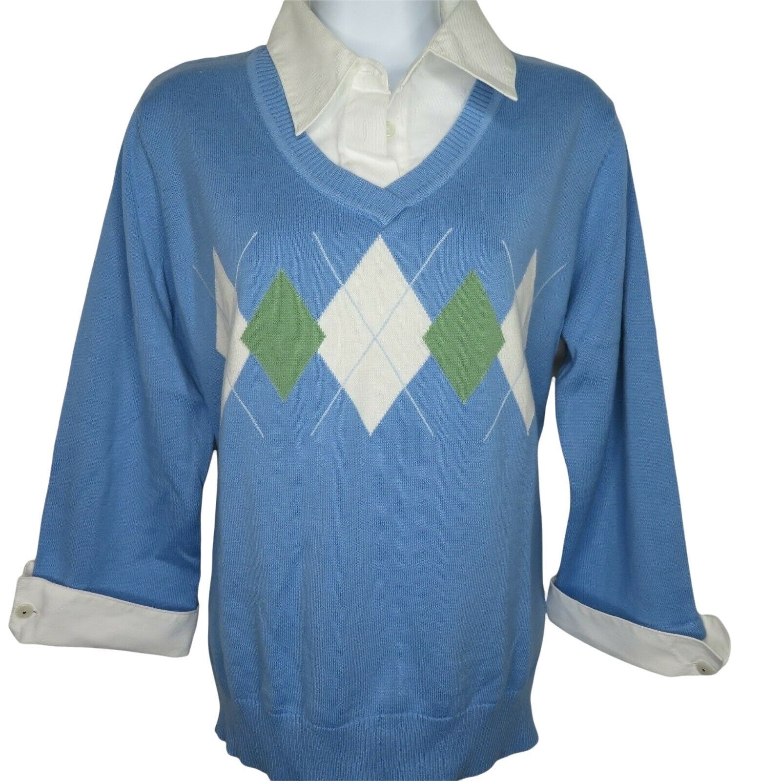Vintage 60s Van Heusen Attached Sweater 