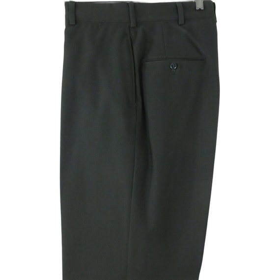 Vintage 70s Military Army Green Dress Pants Uniform M… Gem