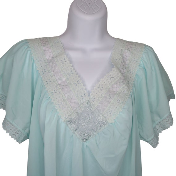 Vintage Kelly Reed Nylon Nightgown Housedress L B… - image 2