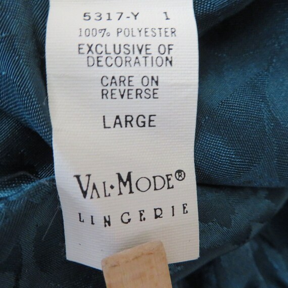 Vintage Val Mode Cami Shorts Pajama Set L Green B… - image 9