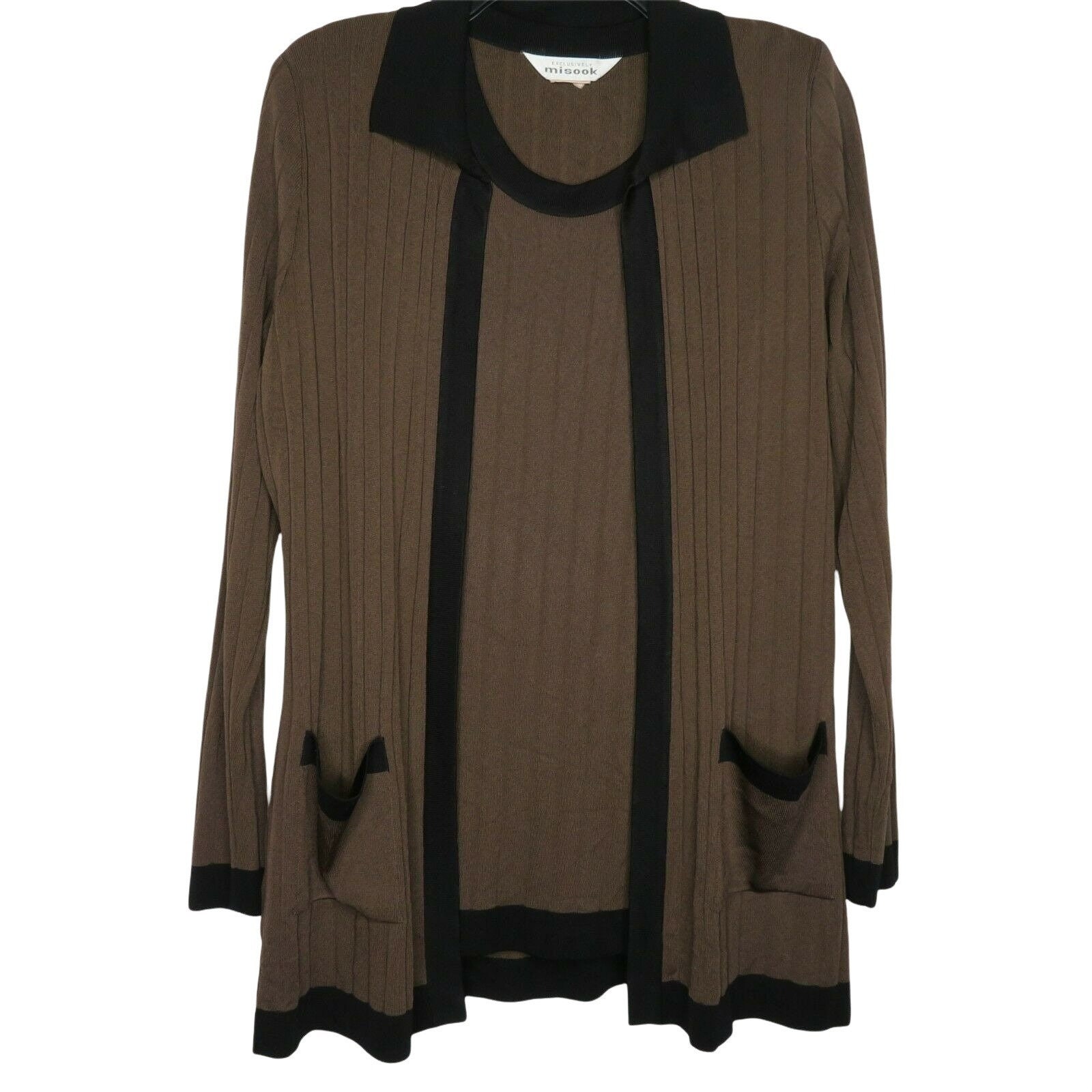 Exclusively Misook Twin Sweater Set 
