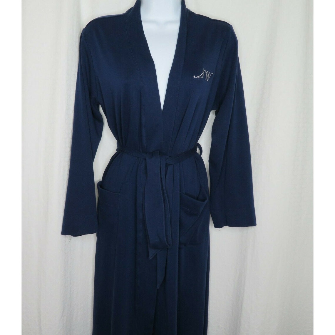 Lands End Size SP 6 8 Robe Full Length Belted Bath Robe Cozy Etsy