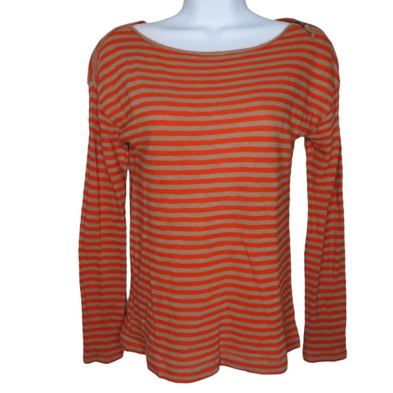 Vintage 90s Ann Taylor Marinere Striped Pullover … - image 3