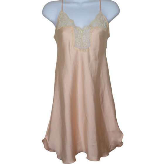 Vintage Victoria's Secret Satin Slip Nightgown S … - image 3