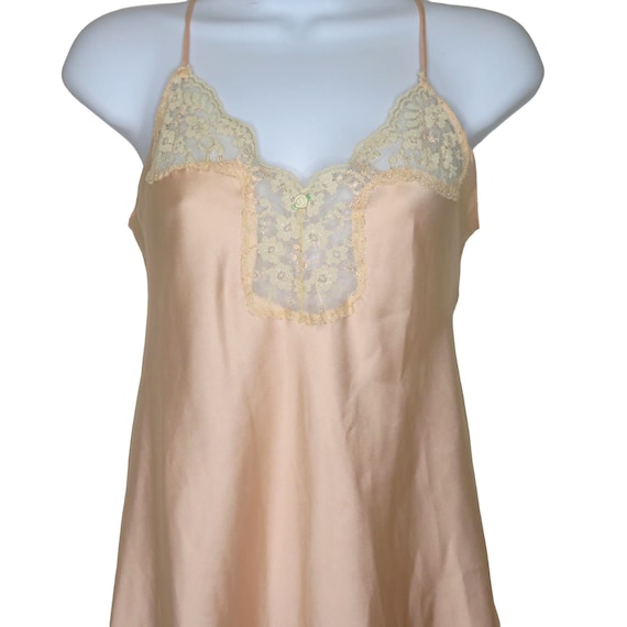 Vintage Victoria's Secret Satin Slip Nightgown S … - image 1