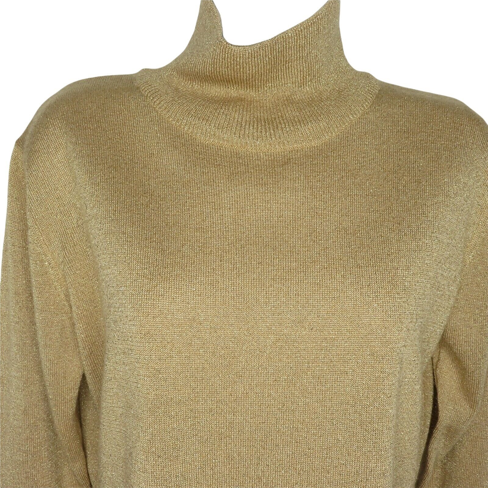 gold turtleneck sweater