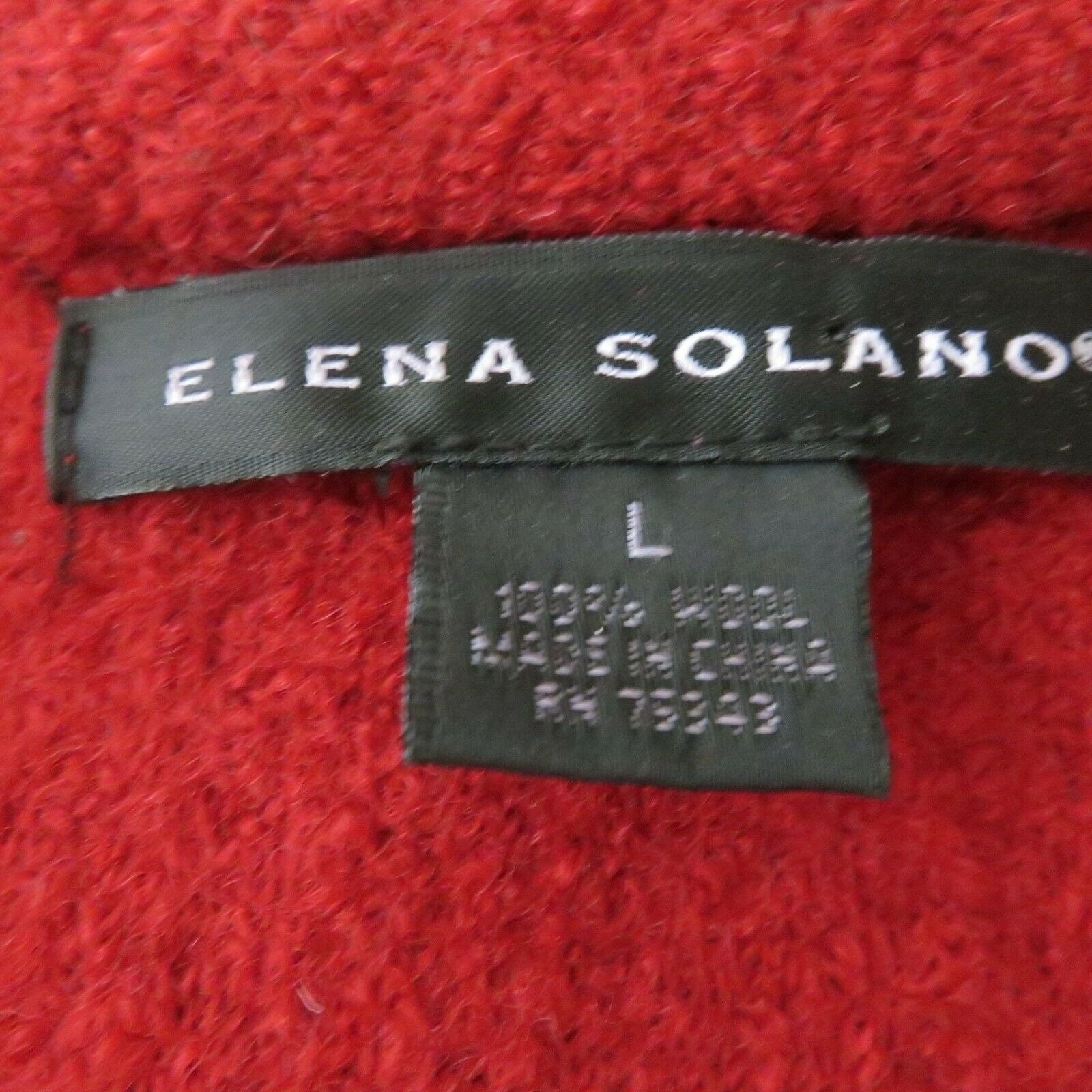 Vintage Elena Solano Red Wool Coat Jacket L One Snap Front Cuff Sleeve -  Etsy Ireland