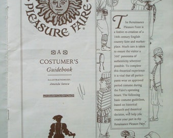Renaissance Faire Costumes Guidebook: 16th Century Patterns (Paper Copy)