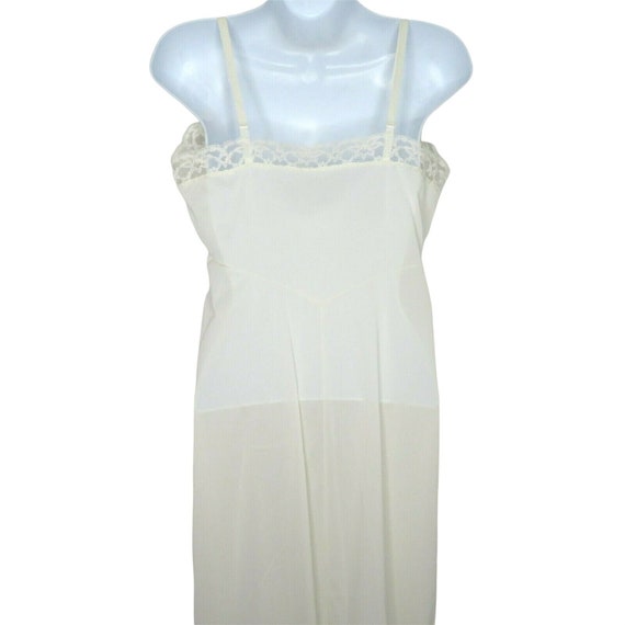 Vintage 50s Vanity Fair Full Dress Slip Dress S N… - image 7