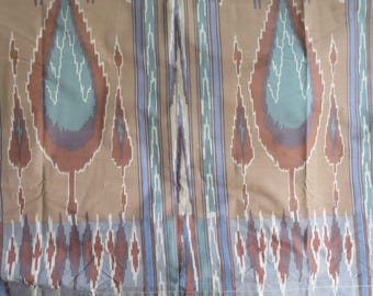 Sábana plana de percal Cannon Santa Fe Southwestern King nueva, estilo vintage, fabricada en EE. UU.