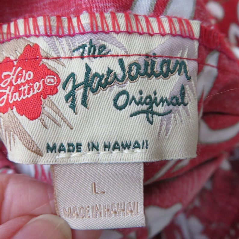 Vintage Hilo Hattie Original Hawaiian Floral Muumuu Dress Womens Large ...