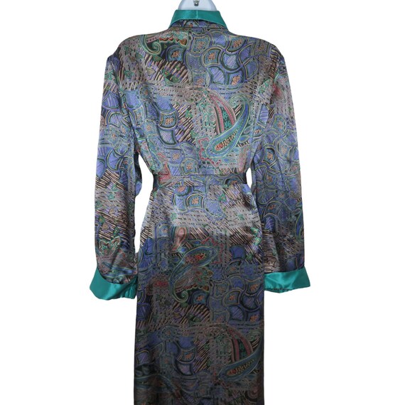Vintage 90s Kathryn Mid-Calf Dressing Gown Robe L… - image 8