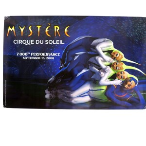 Affiche mystere Cirque Du Soleil 7000 Performance Las Vegas Nevada