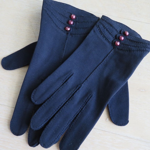 Vintage 60s Handmade Crescendoe Wrist Gloves Wome… - image 2