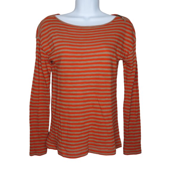 Vintage 90s Ann Taylor Marinere Striped Pullover … - image 2