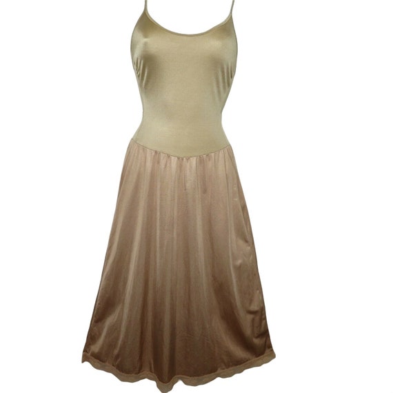 Vintage 60s Berlei Full Fitted Dress Slip Dress S… - image 1