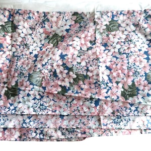 Vintage King Size Bett Rock Multicolor Floral 14 &quot;Tropfen American Homes USA Made New Old Stock