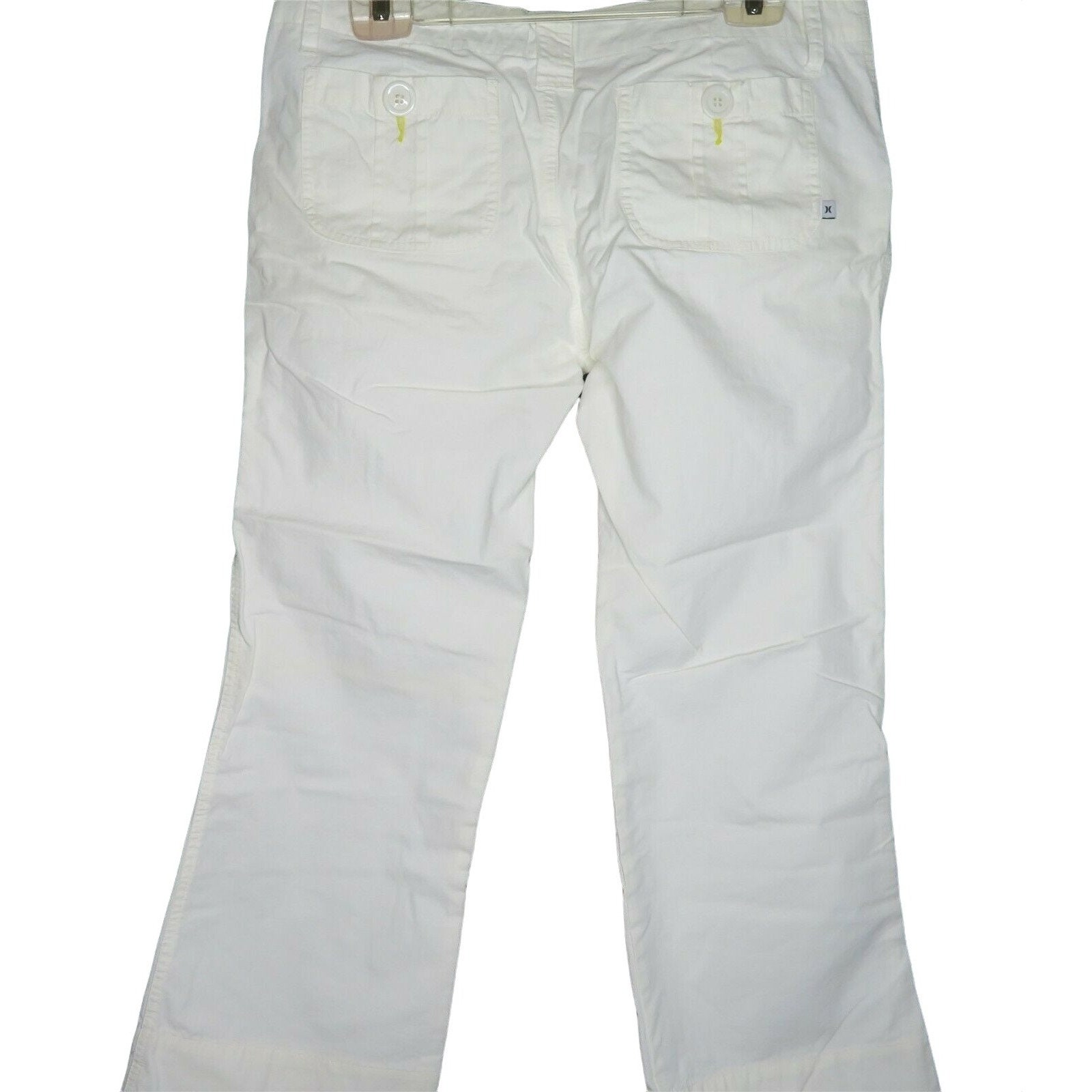 Vintage 90s Hurley White Capris Pants 