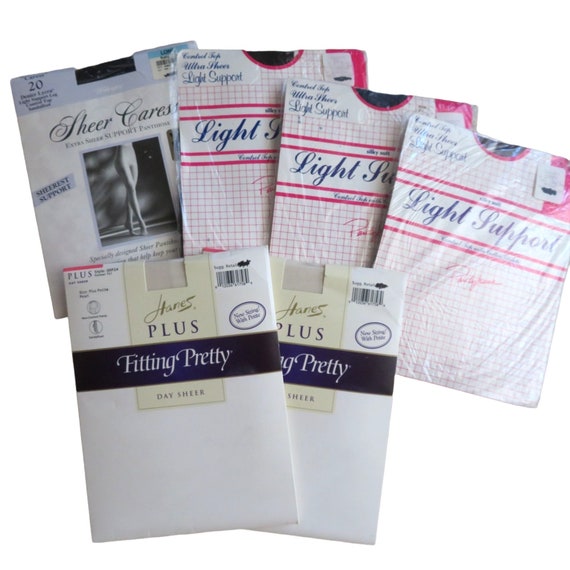Lot of 6 Vintage Womens Panty Hose Ladies Nylons Hosiery Made in USA New Old  Stock -  Canada