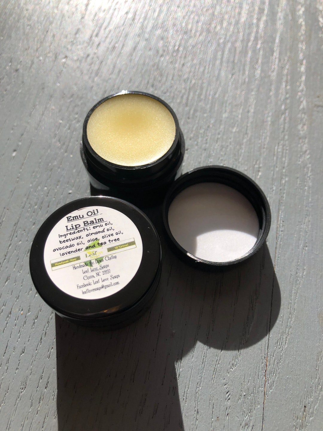 Emu Oil Lip Balm Bulgarian Lavender and Tea Tree Etsy