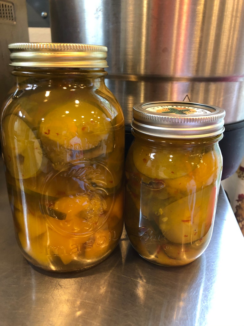 Mango Habanero Sweet Pickles With Heat Etsy