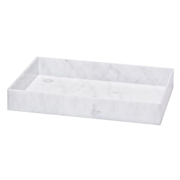 Marble Tray Makeup Organizer- Acrylic makeup organizer, makeup tray, holds perfumes, foundations, powders and more