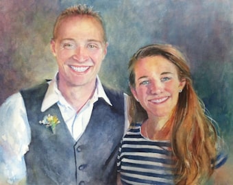 custom watercolour portrait Made to Order,