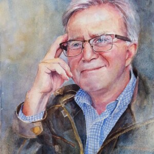 custom watercolour portrait Made to Order, commissioned, family, watercolour, anniversary, gift, custom watercolour