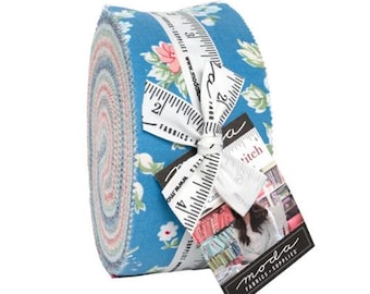 A Cat Named Stitch- by Camille Roskelley - Jelly Roll - for Moda Fabrics