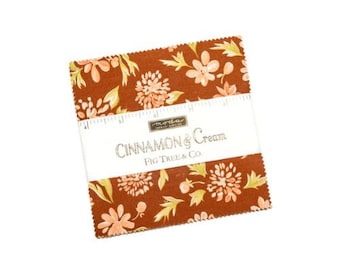 Cinnamon and Cream - Charm Pack - by Fig Tree & Co. for Moda