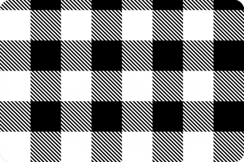 Buffalo Check Minky Cuddle in White and Black from Shannon Fabric