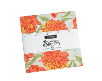 Garden Society - Charm Pack - by Crystal Manning for Moda