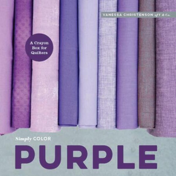 Simply Color Purple book by Vanessa Christenson