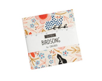Birdsong Charm Pack by Gingiber for Moda Fabrics