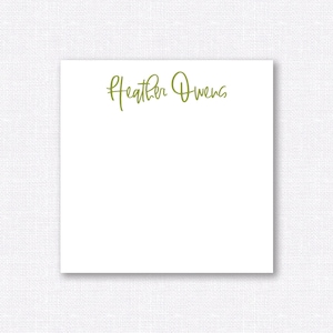Personalized Square Notepad: Custom Stationery (5.5x5.5)
