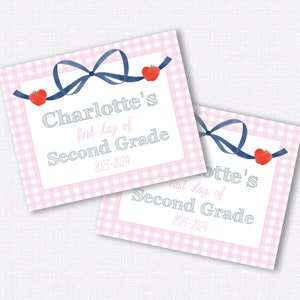 Printable First Day of School Sign, Last Day of School Sign, School Sign Digital Download