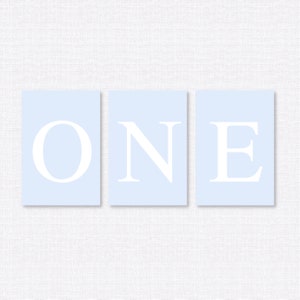 First Birthday High Chair Banner, Boy High Chair Banner, ONE High Chair banner