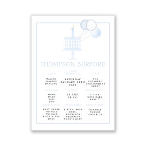 Cartel imprimible para el primer cumpleaños, póster de las primeras veces del bebé, descarga digital