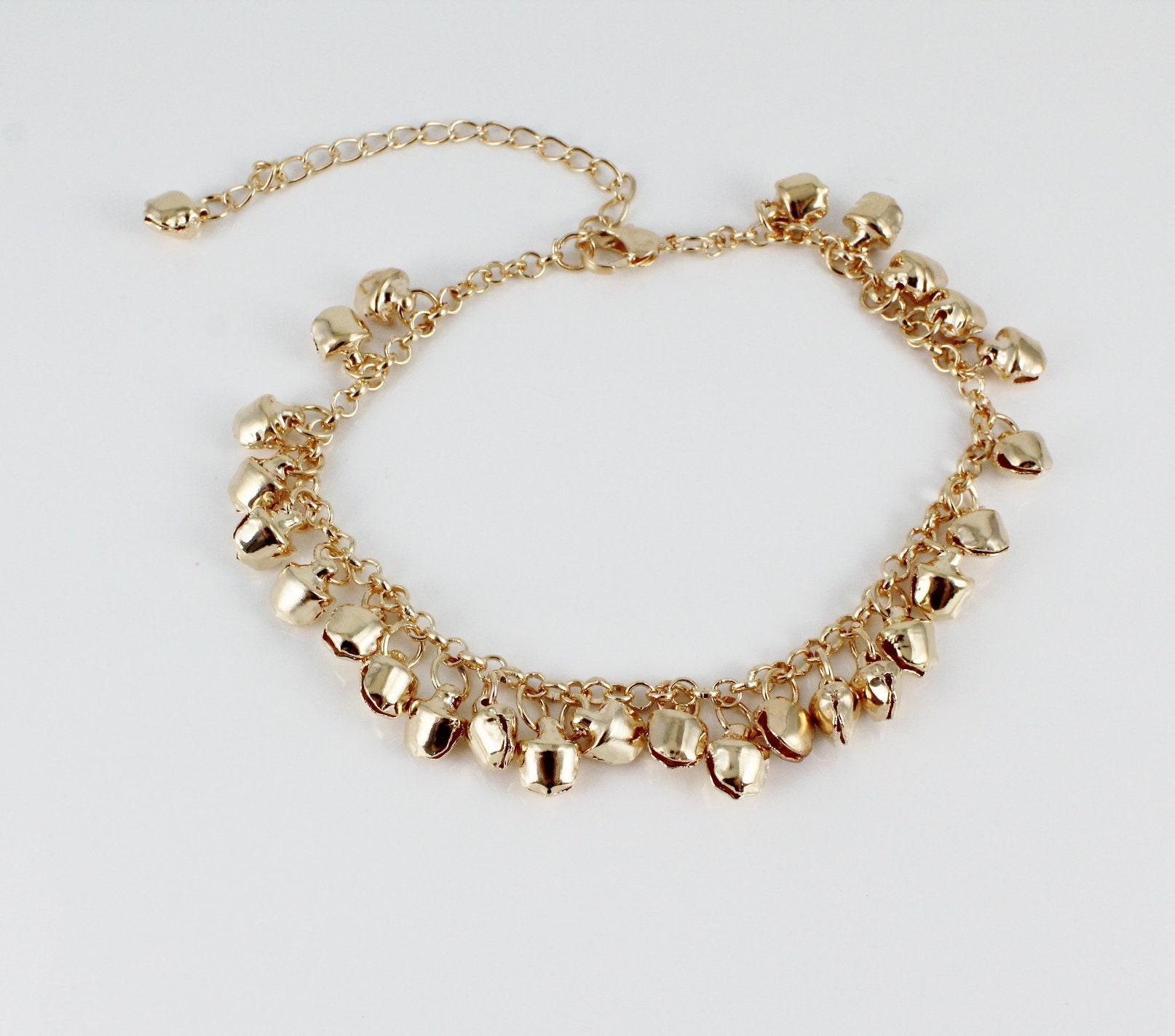 Jingly bells anklet ankle bracelet jingle bell adjustable Etsy