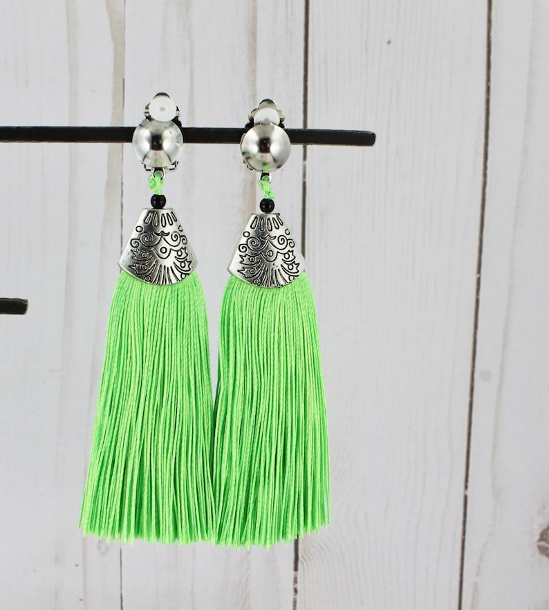 Delicate Tassel Clip-On Ear Cuff Earrings