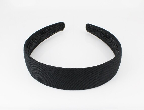 Plain black headband deals
