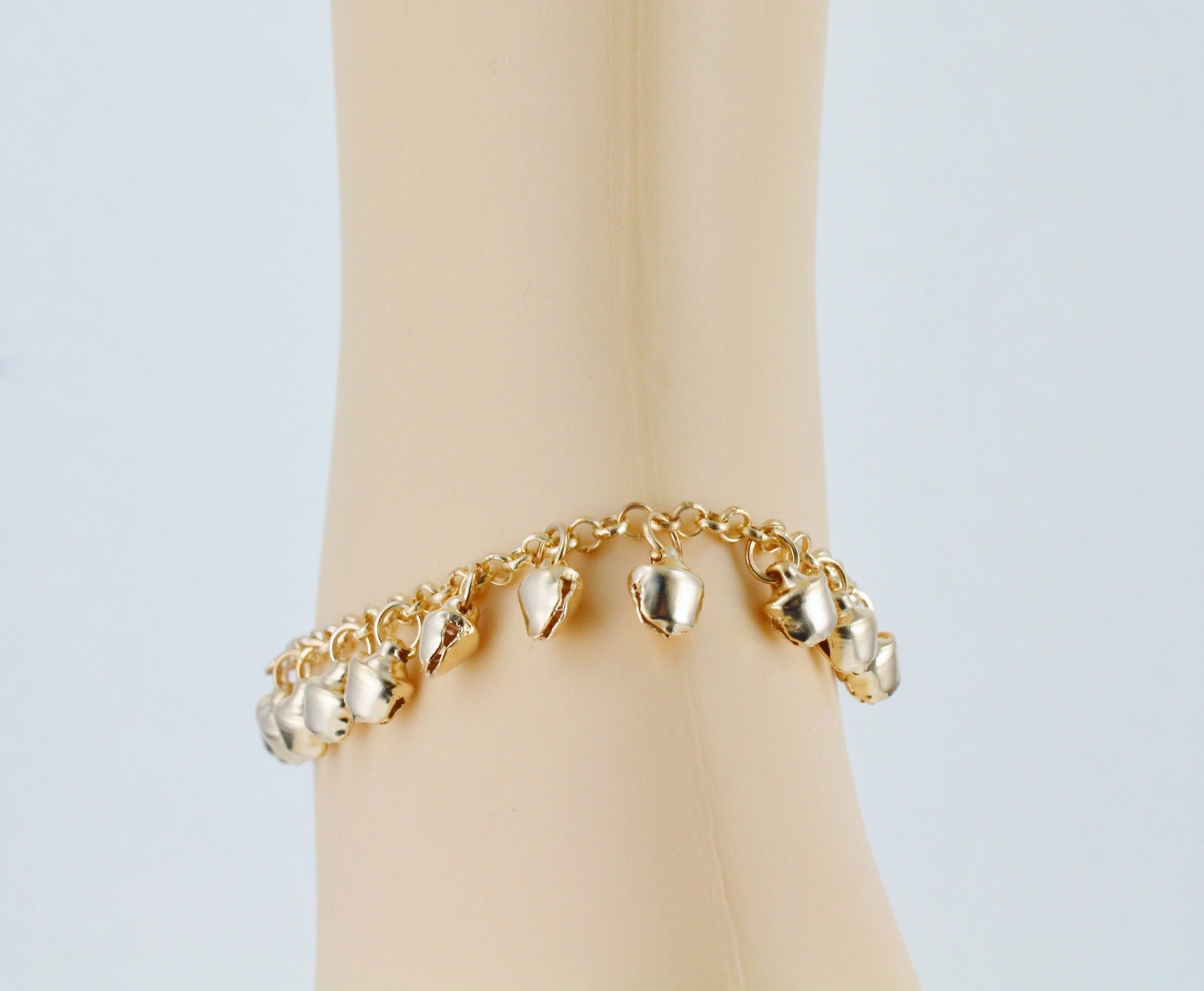 Jingly bells anklet ankle bracelet jingle bell adjustable Etsy