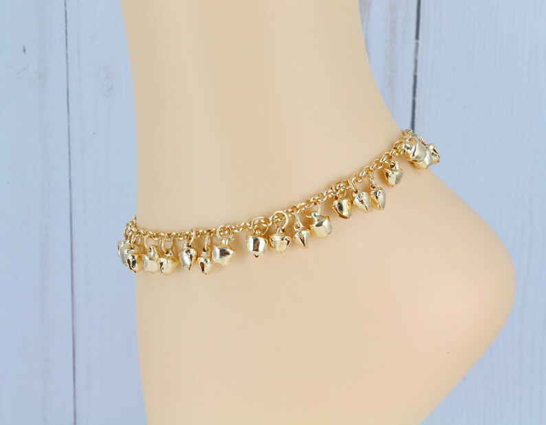 Jingle bells anklet ankle bracelet jewelry jingly bell 7 to Etsy