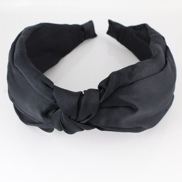 Black Knot Headband Etsy