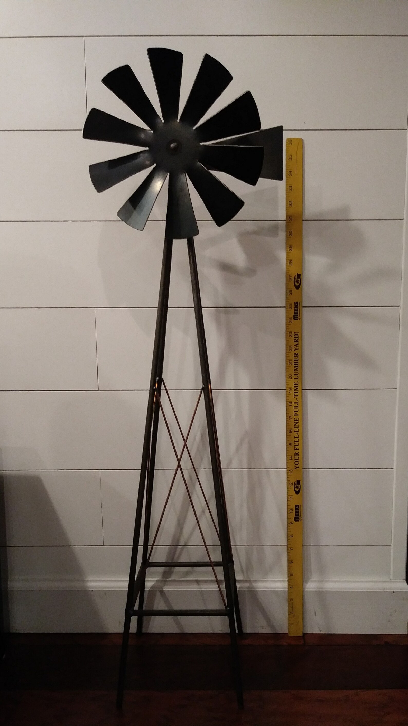 Metal Windmill Tower Handmade Free Standing Windmill Etsy